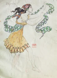 Costume Design for Delilah from the Opera 